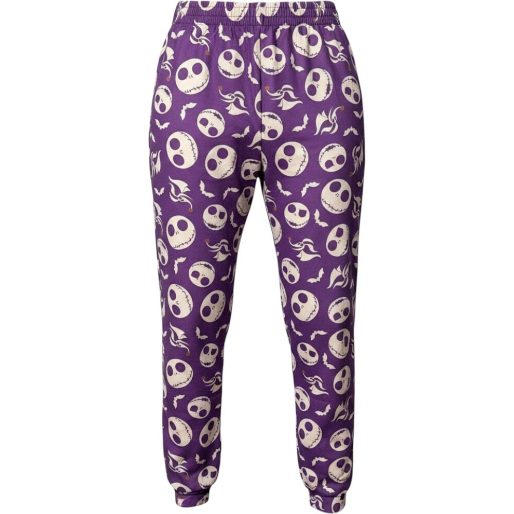 Disney Nightmare Before Christmas Joggers Mens Large Purple Jack Skellington Y2K